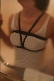 Hinaさん緊縛写真 胸の飾り縄