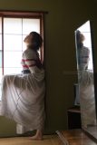 Kaguraさん後手縛り緊縛写真
