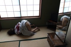 Kaguraさん後手縛り緊縛写真