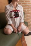 Marikoさん緊縛写真 胸の飾り縄